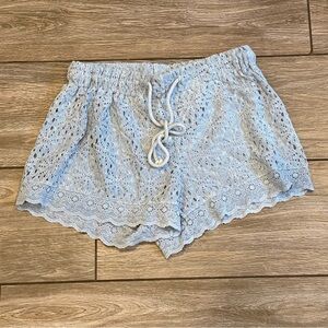 Banjara Small Blue Lace Shorts